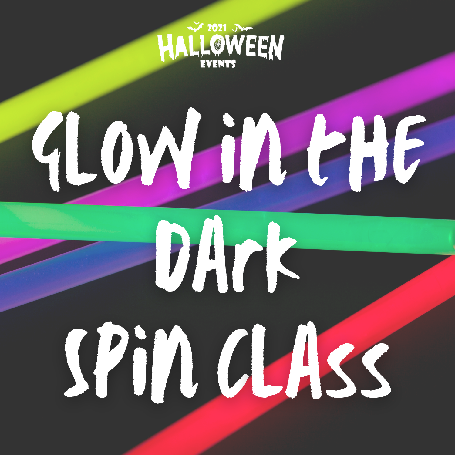 glow in the dark spin web