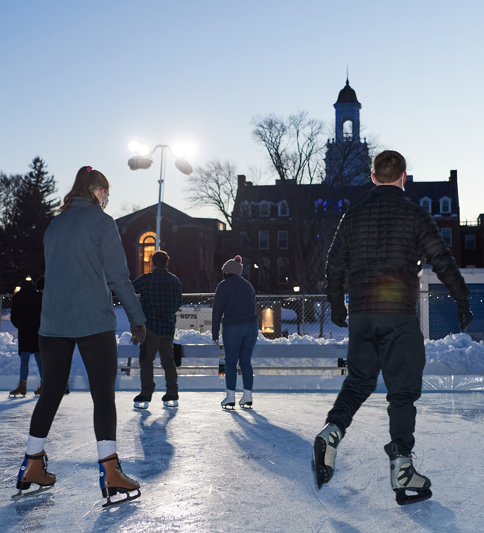 outdoor ice skating photography